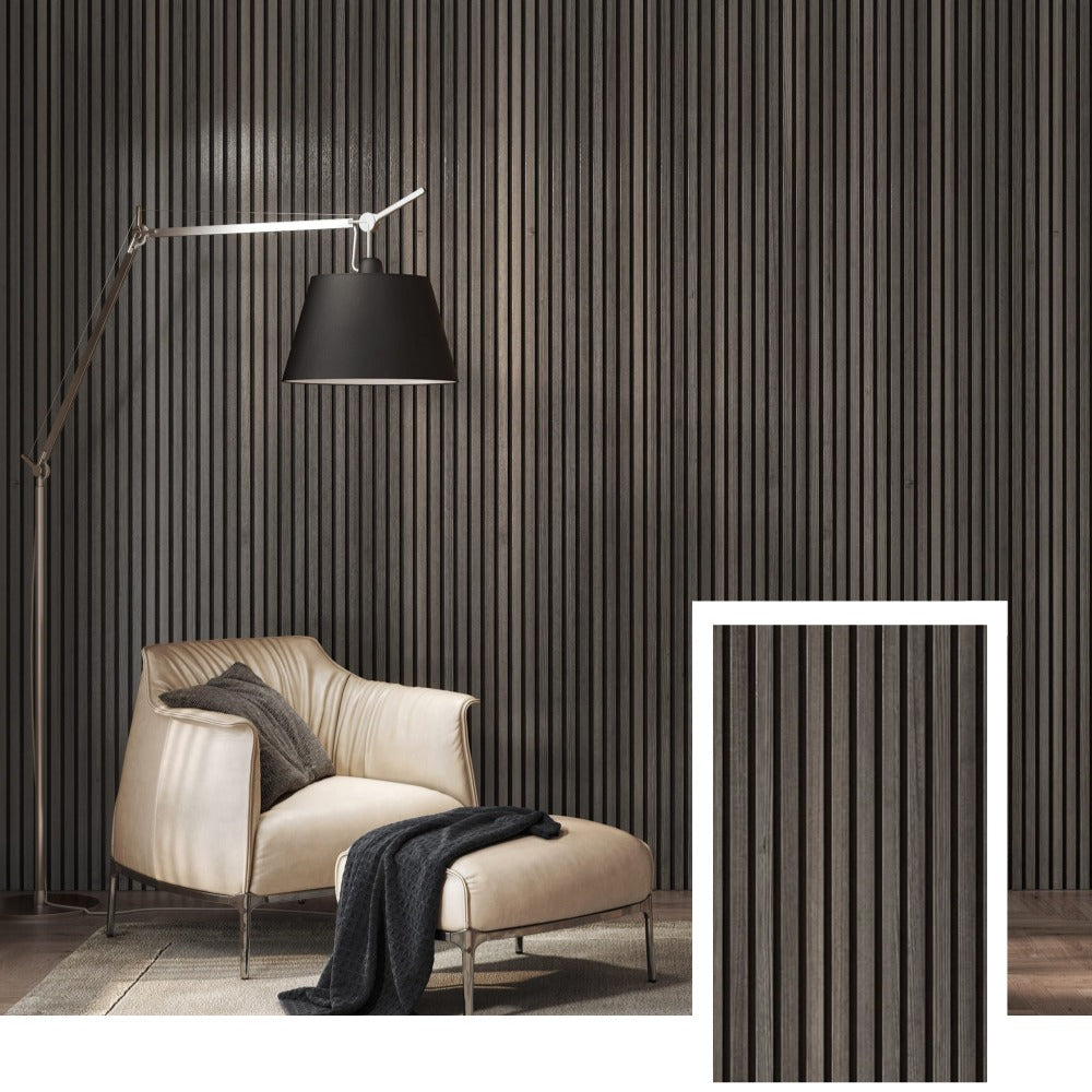 WaveNest™ Premium Acoustic Slat Panel — Natural Oak (2.7 × 1.10 m)